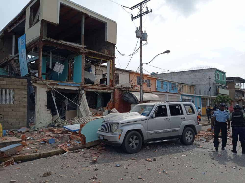 explosión de laboratorio clínico en Anzoátegui