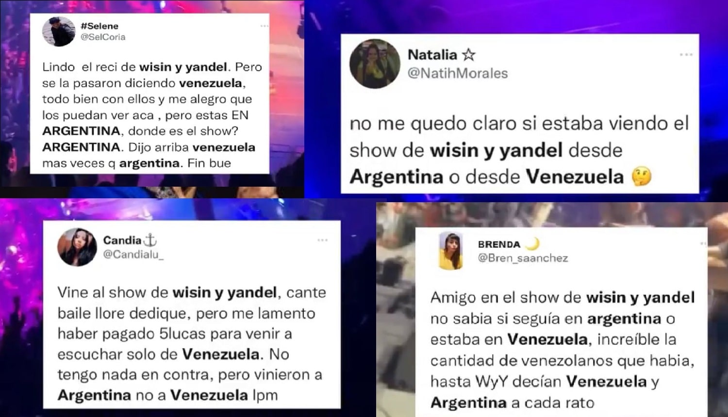 Wisin y Yandel nombraron a Venezuela en Argentina