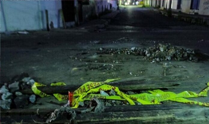 cadáver en alcantarilla de Santo Domingo