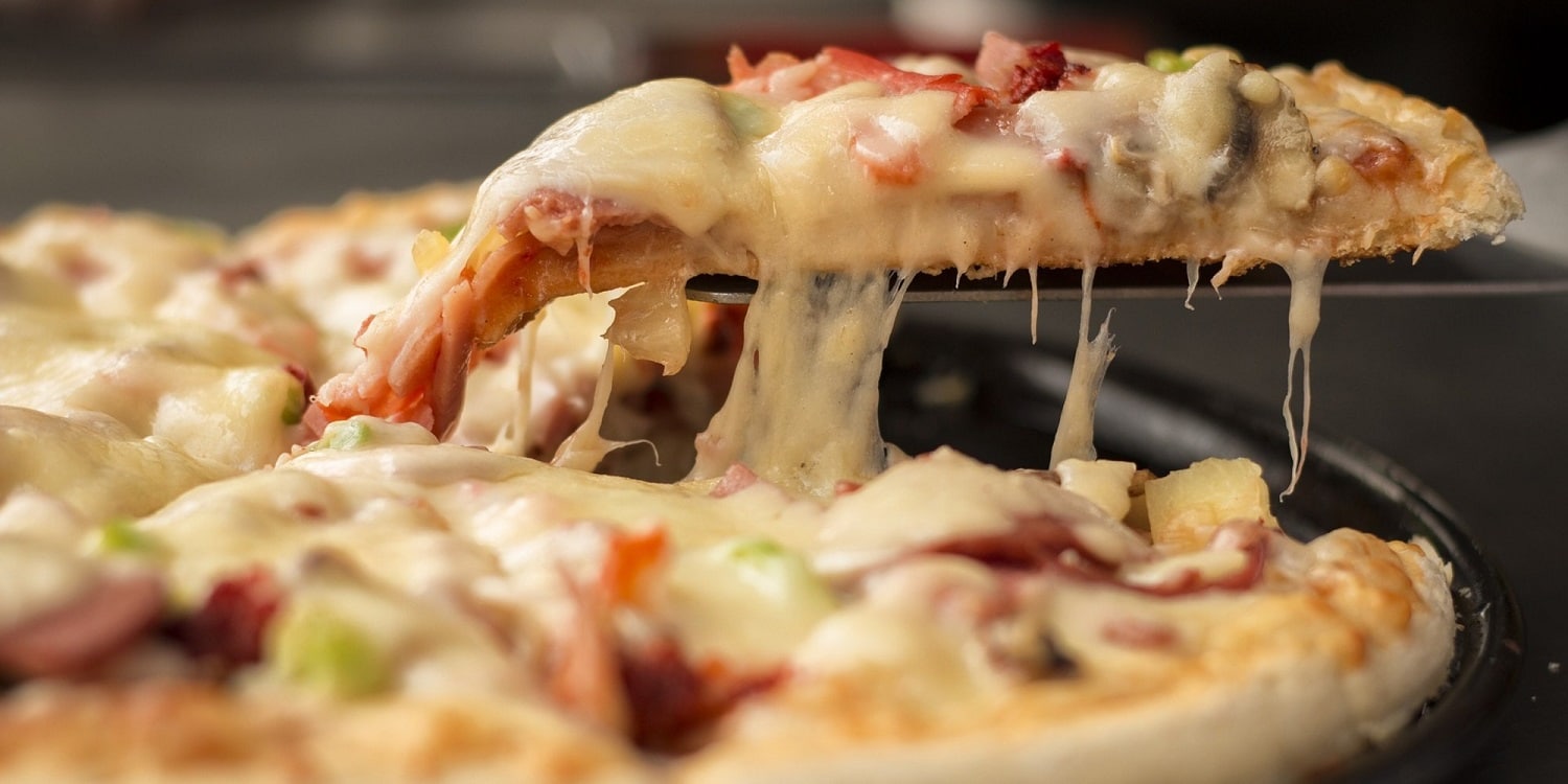 Pizza en microondas