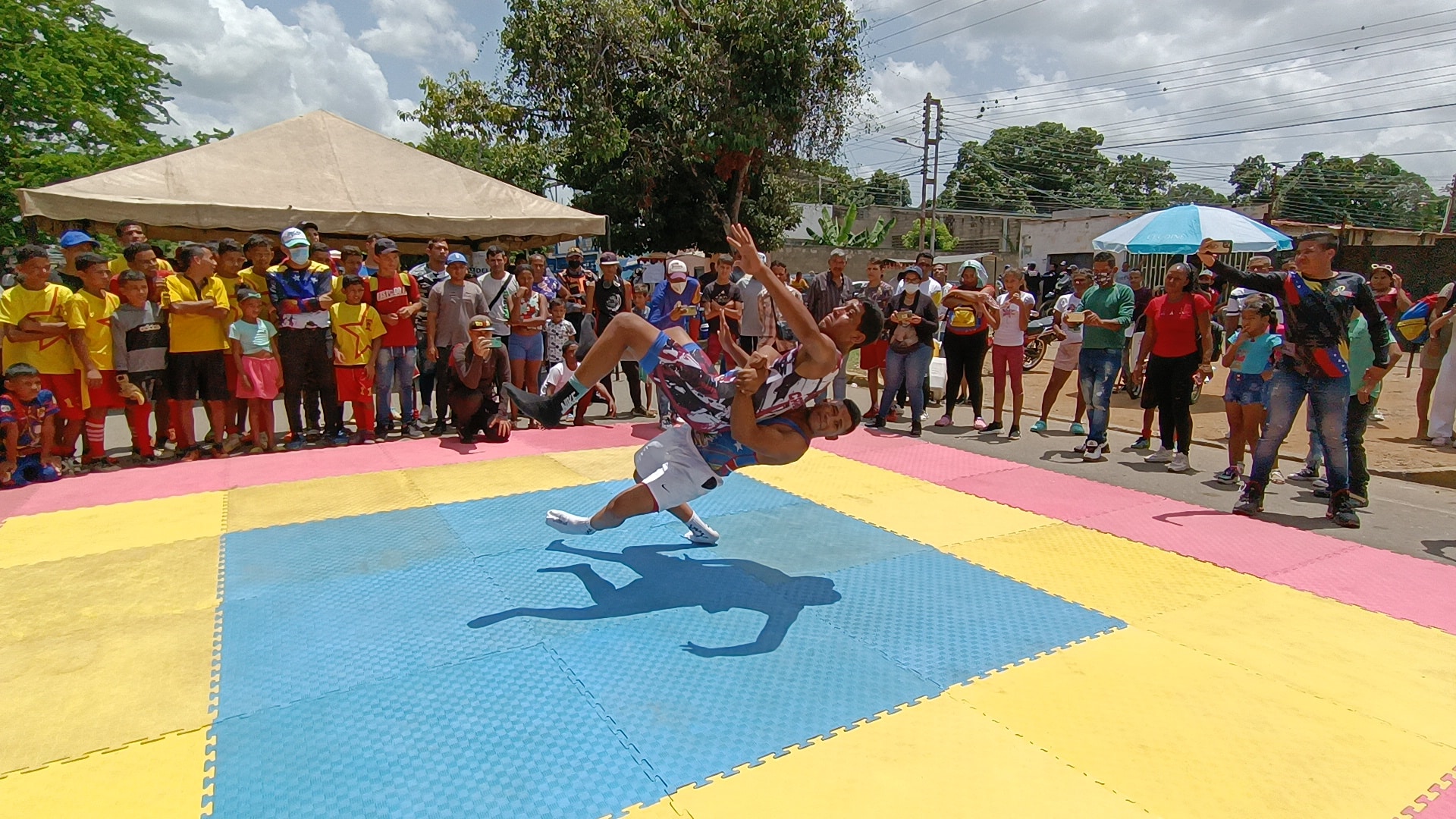 Gran Toma Deportiva en Nueva Valencia