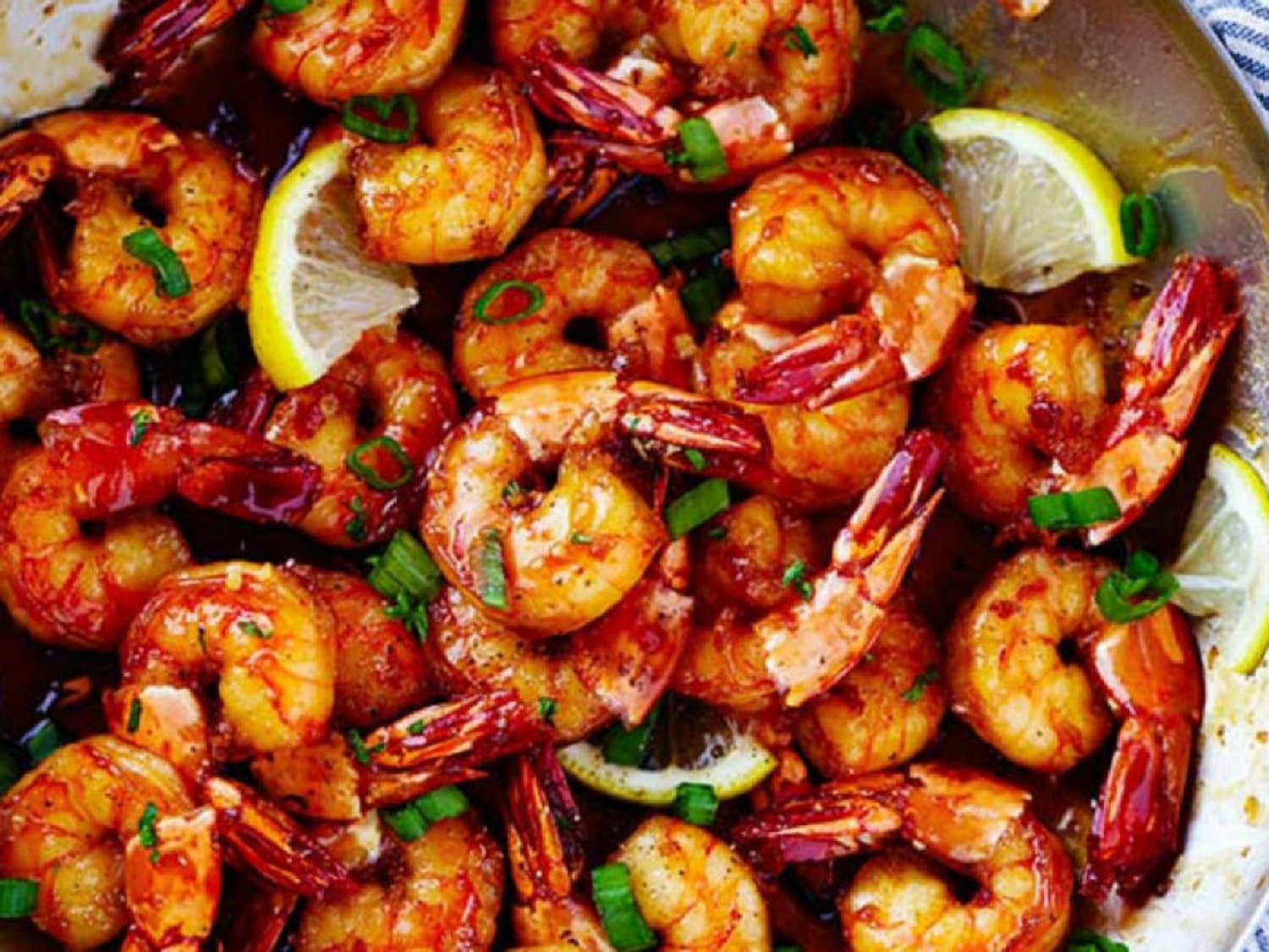 camarones al ajo con vino tinto